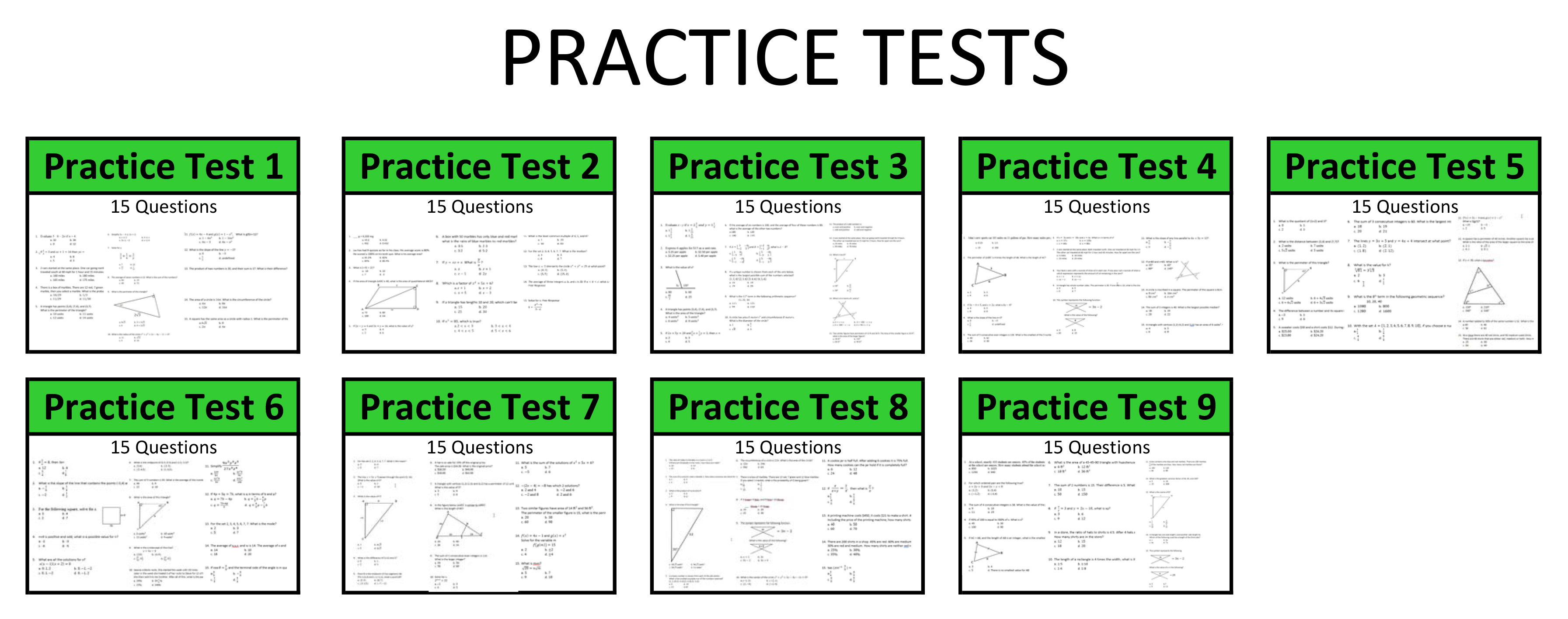 medical practice tests