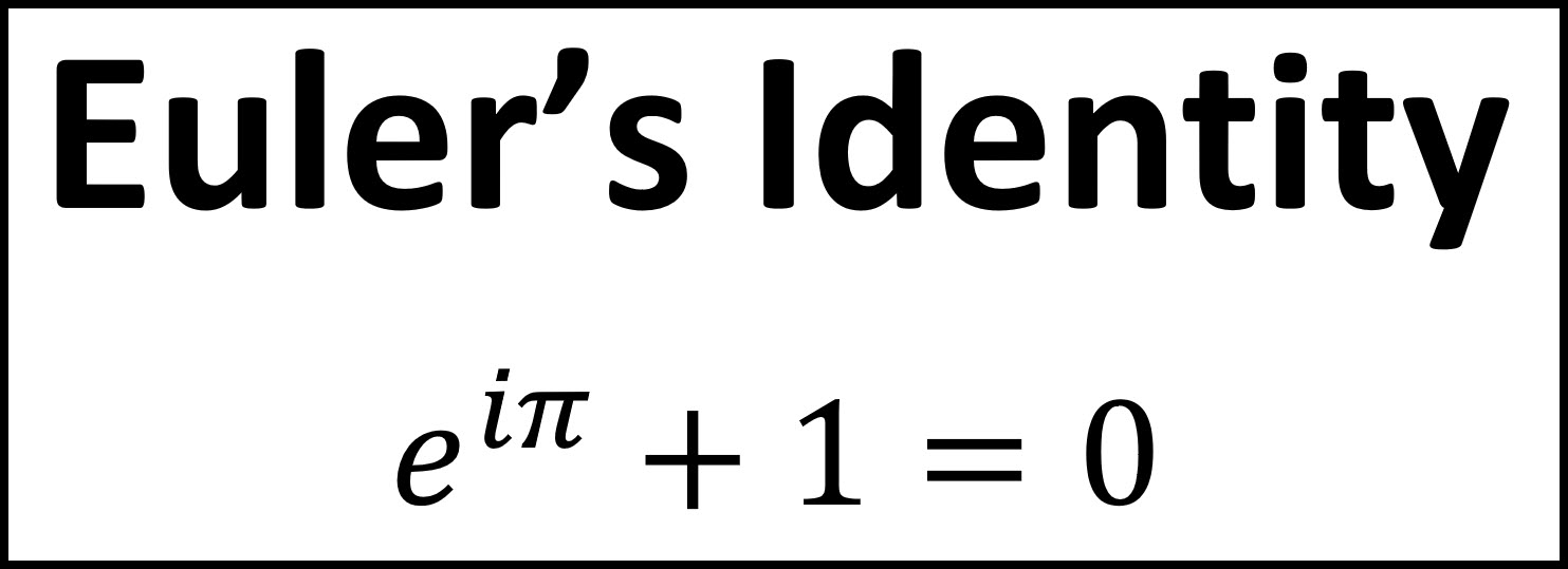Notes for Eulers Identity