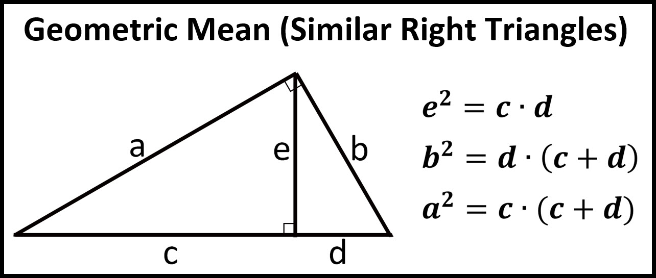 Using Similar Right Triangles