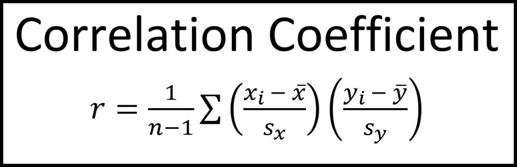 Notes for Correlation Coefficient