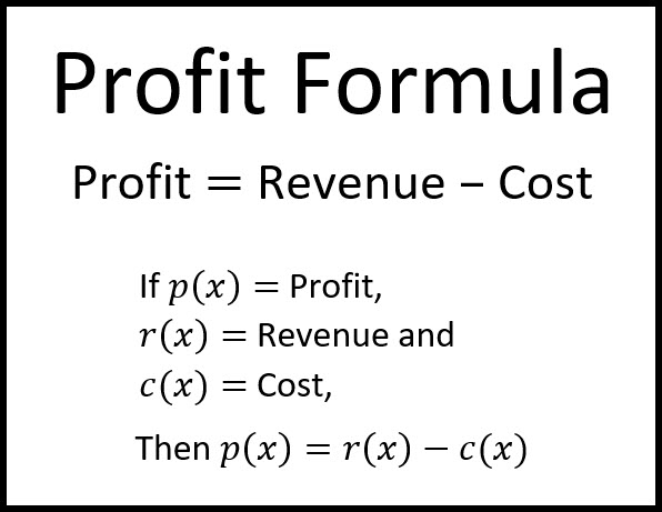 Profit Formula Notes