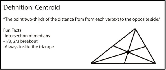 Notes on the Centroid of a Triangle
