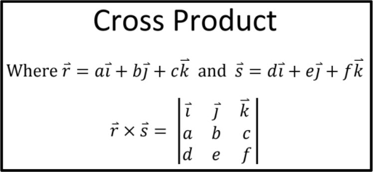 Cross Product Notes