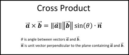 Cross Product Notes