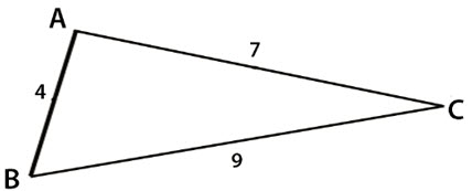 Triangle for Question Number 2