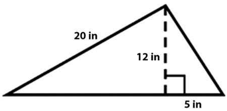 Triangle for Question Number 3