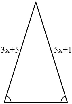 isosceles triangle worksheet