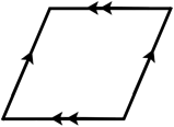 Rhombus Showing Opposite Sides Parallel