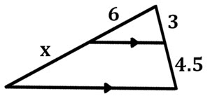 Triangle for Question Number 7