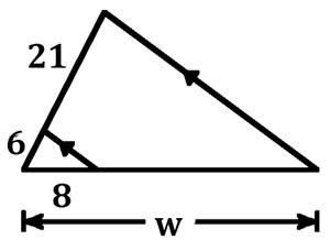 Triangle for Question 8
