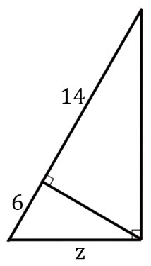 Triangle for Question Number 14