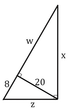 Triangle for Question Number 15