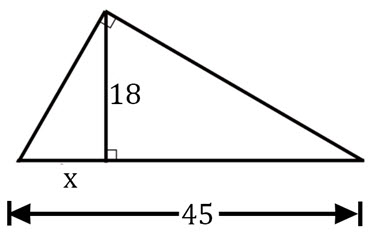 Triangle for Question Number 17
