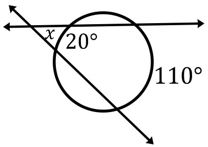 Circle & Angles for Question Number 2
