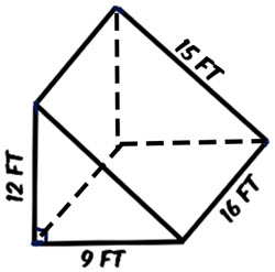 formula of triangular prism surface area