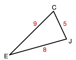 Triangle for question 3