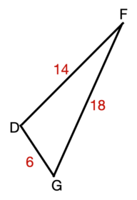 Triangle for Question Number 6