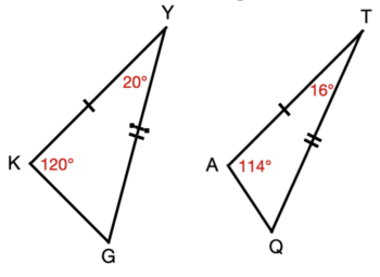 Triangles for Question 2