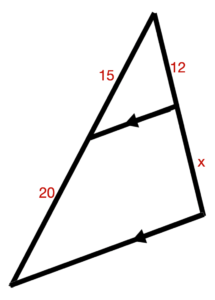 Triangle for Question 14