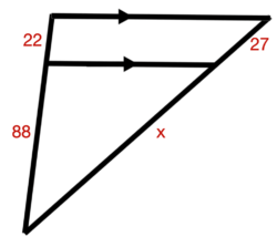 Triangle for Question 15