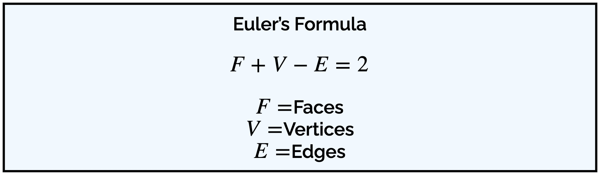 Polyhedrons Faces, Edges, & Vertices | Andymath.com