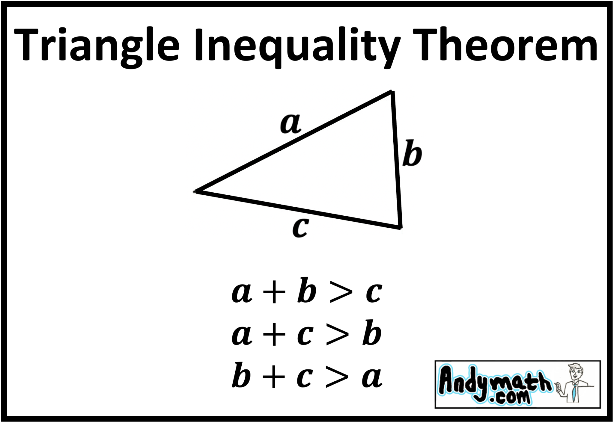 Triangle Inequality Theorem Andymath Triangle Inequality Theorem Andymath