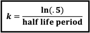 Notes for Formula to Find k