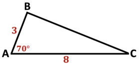 Triangle for Question Number 5