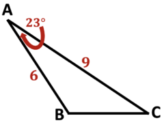Triangle for Question Number 3