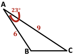 Triangle for Question Number 2