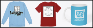 Link to Andymath Merch