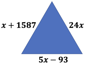 Triangle for Question 7