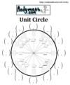 Click Here for PDF of Blank Unit Circle